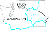 Map: Location of the Cental Columbia Plateau study area