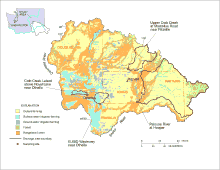 [Map showing land use in the Central Columbia Plateau]